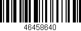 Código de barras (EAN, GTIN, SKU, ISBN): '46458640'