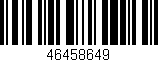 Código de barras (EAN, GTIN, SKU, ISBN): '46458649'