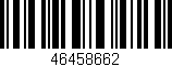 Código de barras (EAN, GTIN, SKU, ISBN): '46458662'