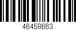 Código de barras (EAN, GTIN, SKU, ISBN): '46458663'
