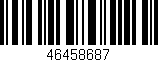 Código de barras (EAN, GTIN, SKU, ISBN): '46458687'
