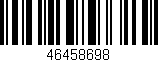 Código de barras (EAN, GTIN, SKU, ISBN): '46458698'