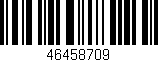 Código de barras (EAN, GTIN, SKU, ISBN): '46458709'