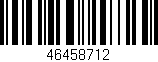 Código de barras (EAN, GTIN, SKU, ISBN): '46458712'