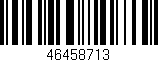 Código de barras (EAN, GTIN, SKU, ISBN): '46458713'