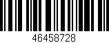 Código de barras (EAN, GTIN, SKU, ISBN): '46458728'