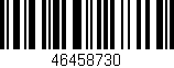 Código de barras (EAN, GTIN, SKU, ISBN): '46458730'
