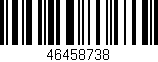 Código de barras (EAN, GTIN, SKU, ISBN): '46458738'
