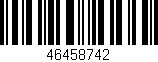Código de barras (EAN, GTIN, SKU, ISBN): '46458742'