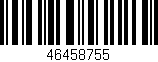 Código de barras (EAN, GTIN, SKU, ISBN): '46458755'