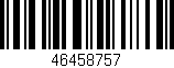Código de barras (EAN, GTIN, SKU, ISBN): '46458757'