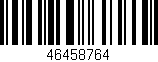 Código de barras (EAN, GTIN, SKU, ISBN): '46458764'