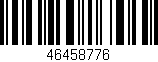 Código de barras (EAN, GTIN, SKU, ISBN): '46458776'