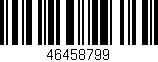 Código de barras (EAN, GTIN, SKU, ISBN): '46458799'