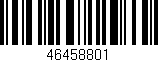 Código de barras (EAN, GTIN, SKU, ISBN): '46458801'