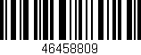 Código de barras (EAN, GTIN, SKU, ISBN): '46458809'