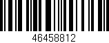 Código de barras (EAN, GTIN, SKU, ISBN): '46458812'