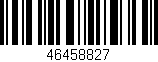 Código de barras (EAN, GTIN, SKU, ISBN): '46458827'