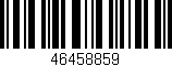 Código de barras (EAN, GTIN, SKU, ISBN): '46458859'