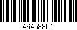 Código de barras (EAN, GTIN, SKU, ISBN): '46458861'