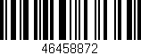 Código de barras (EAN, GTIN, SKU, ISBN): '46458872'