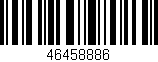 Código de barras (EAN, GTIN, SKU, ISBN): '46458886'