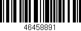 Código de barras (EAN, GTIN, SKU, ISBN): '46458891'