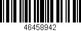 Código de barras (EAN, GTIN, SKU, ISBN): '46458942'