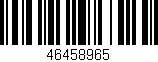 Código de barras (EAN, GTIN, SKU, ISBN): '46458965'