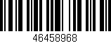 Código de barras (EAN, GTIN, SKU, ISBN): '46458968'