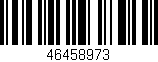 Código de barras (EAN, GTIN, SKU, ISBN): '46458973'