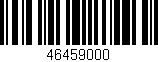 Código de barras (EAN, GTIN, SKU, ISBN): '46459000'