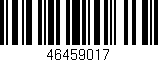 Código de barras (EAN, GTIN, SKU, ISBN): '46459017'