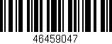 Código de barras (EAN, GTIN, SKU, ISBN): '46459047'