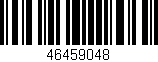 Código de barras (EAN, GTIN, SKU, ISBN): '46459048'