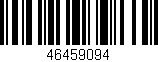 Código de barras (EAN, GTIN, SKU, ISBN): '46459094'