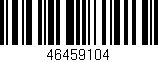 Código de barras (EAN, GTIN, SKU, ISBN): '46459104'