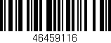 Código de barras (EAN, GTIN, SKU, ISBN): '46459116'