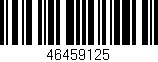 Código de barras (EAN, GTIN, SKU, ISBN): '46459125'