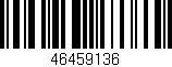 Código de barras (EAN, GTIN, SKU, ISBN): '46459136'