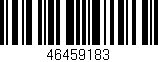 Código de barras (EAN, GTIN, SKU, ISBN): '46459183'