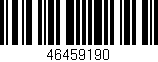 Código de barras (EAN, GTIN, SKU, ISBN): '46459190'