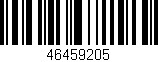 Código de barras (EAN, GTIN, SKU, ISBN): '46459205'