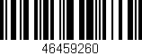 Código de barras (EAN, GTIN, SKU, ISBN): '46459260'