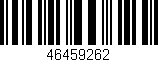 Código de barras (EAN, GTIN, SKU, ISBN): '46459262'