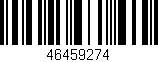 Código de barras (EAN, GTIN, SKU, ISBN): '46459274'