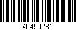 Código de barras (EAN, GTIN, SKU, ISBN): '46459281'