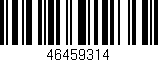 Código de barras (EAN, GTIN, SKU, ISBN): '46459314'