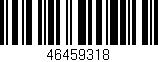 Código de barras (EAN, GTIN, SKU, ISBN): '46459318'