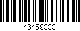 Código de barras (EAN, GTIN, SKU, ISBN): '46459333'